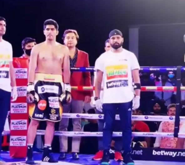 Roshan Nathanial in international professional boxing