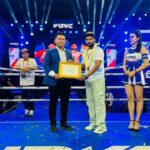 Roshan Nathanial with Indian boxing talent